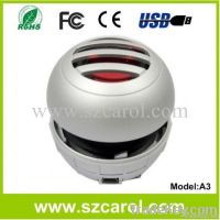 Portable speaker up to 12 hours play back for portable music player
