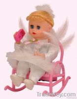 Angel Baby Doll, Girl Doll, Plastic Toy