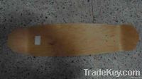 delicate longboard and skateboard