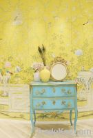 hand-painted wallcoverings