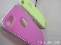 TPU and PC bumper hyberid case for iphone5 fashionable new design case