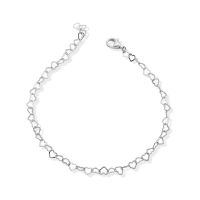 Heart Design Bracelet Silver Jewelry	