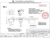 Rocker switch  MR-1