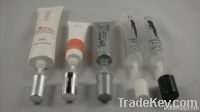 eye cream tube with double high cap