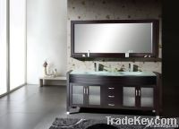 Modern Solid Oak Wood Bathroom Cabinet
