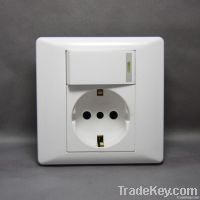 K3.0 Germany socket with witch Wall Switch & Sockets