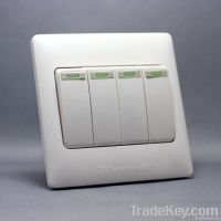 K100 Four Gang A Way Wall Switch &amp; Sockets