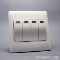 K100B Four Gang A Way Wall Switch &amp; Sockets