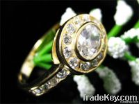 Oval Brilliant Cut Cz Ring 110