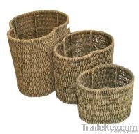Set of 3 seagrass baskets HL_BA0039