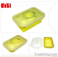 NEW Silicone collapsible Folding lunch box/container SF-0801