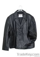 Ladies Leather Dress Coat