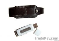 Cow Leather Cover For Portable Device (USB)