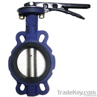 cast iron wafer type butterfly valve