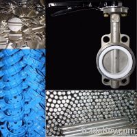 stainless steel wafer type butterfly valve