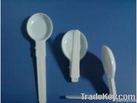 Plastic folding spoon