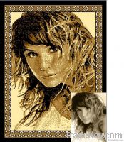 Your Photo on Genuine Turkish Rug as Personalized Gift, PromotionalGift