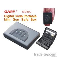 MD500 Digital Code portable mini car gun safe box (gun vault)