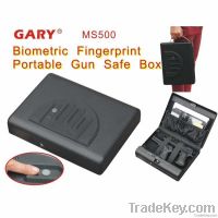 MS500 Biometric Fingreprint Portable Mini Car Gun Safe Box (Gun Vault)