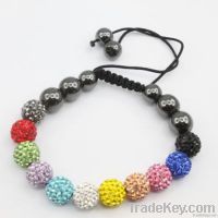 colourful Shamballa Bracelet