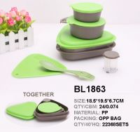 New Design Promotional Triangle PP Lunch Box