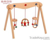 Wooden baby gym