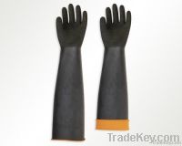 Rough palm Long sleeve Heavy-duty latex industrial glove