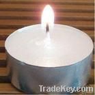 white tealight candle
