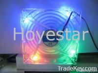 OEM LED color fan, air purifier fan, laptop LED fan,