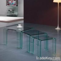 Glass nest table