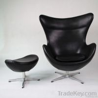 Aniline Leather Egg Chair