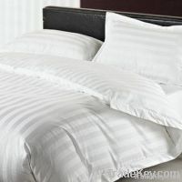 cotton or polycotton stripe sheet set