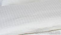 cotton or polycotton check hotel duvet set / check hotel linen