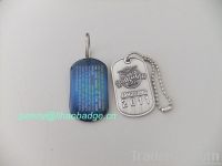 dog tag with printed logo, Pet ID, Military necklace LH-ZN-3004