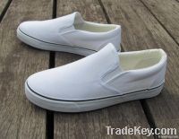 Slip-on style Men's casual canvas shoes