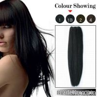 20 inch natural black #1B straight Remy Hair weaving