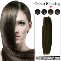 20 inch Darkest brown #2 straight Remy Hair weaving