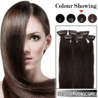 20 inch 7pcs Darkest Brown #2 Remy Clip In Hair Extensions