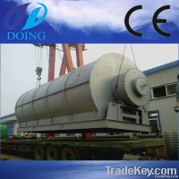 automatically feeding waste plastic pyrolysis plant with high standard