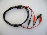 P1016  Oscilloscope probe Double banana plugs to double clips