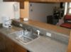 Stainless Steel Sink with Faucets fitting Granite Vanity Tops