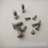 Phillips contersunk head blue nylok mechanical stainess steel screw