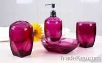 Plastic bathroom sets