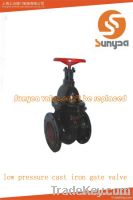 low pressure cast iron gate valve From China