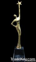 crystal trophy