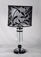 black printed lamp