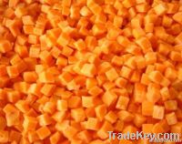 Frozen carrot dices/wave cuts/slices/strips