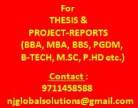 College Project-Reports & Thesis (Any)