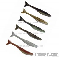 Plastic soft fishing lures