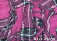 100% cotton yarn dyed flannel 57/8&quot; stocklot fabric